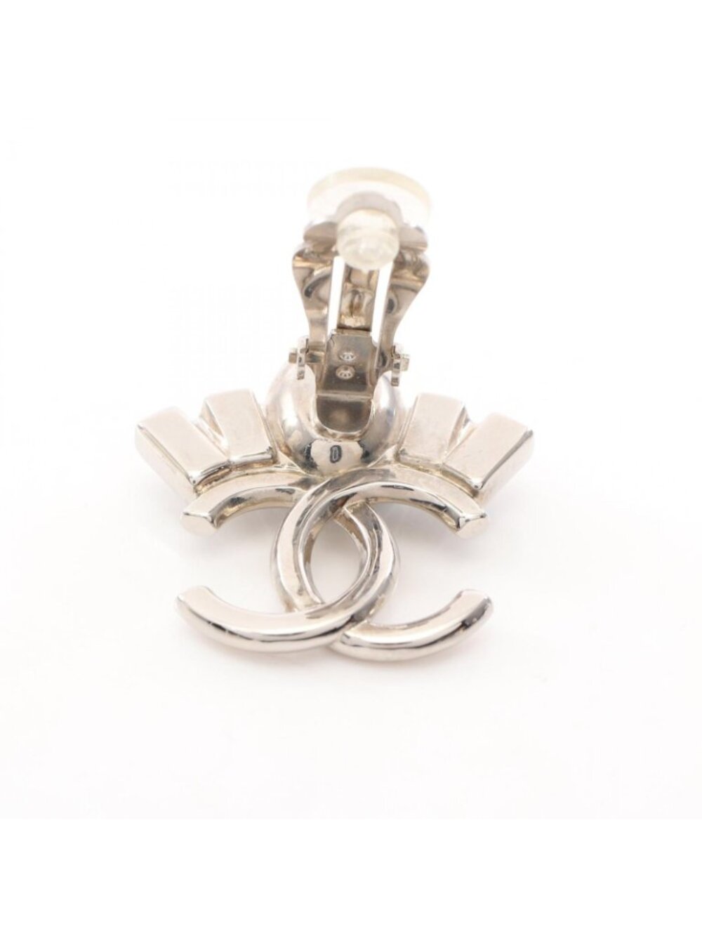Chanel Earrings CC Logo Stainless Steel - Picture 5 of 5